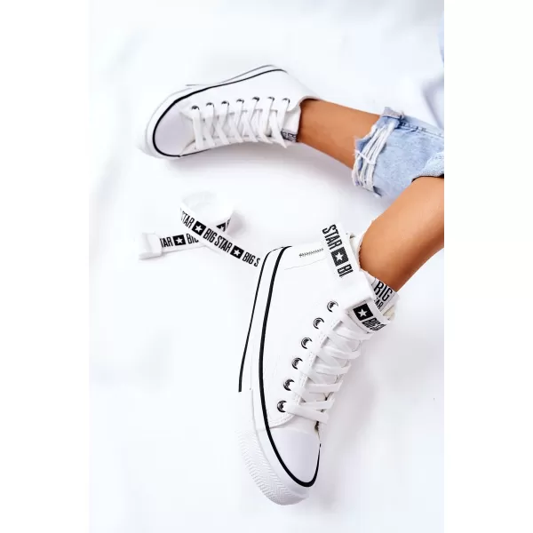  Adidași de damă BIG STAR GG274027 WHITE Pantofi Big Star 