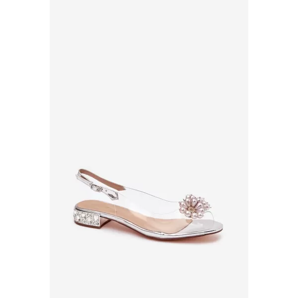  Sandale de dama D&A MR52-229 ARGINT 