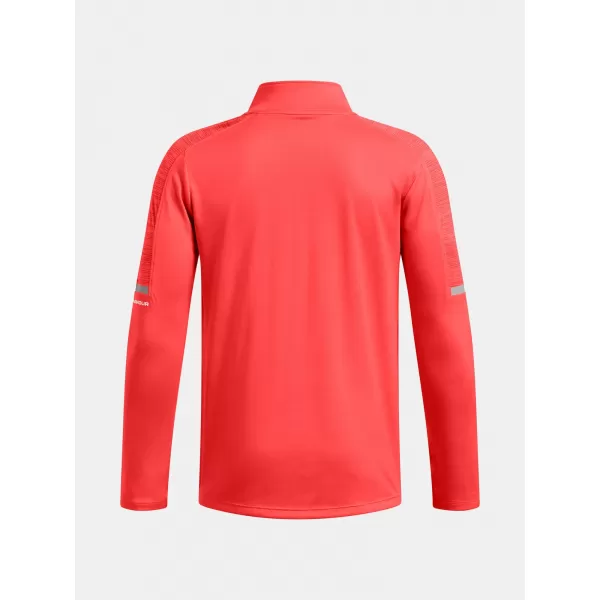  Tricou băieți UNDER ARMOUR TECH UTILITY 1/4 ZIP 1390029-847 PORTOCALE 