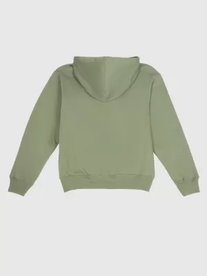 Hanorac de dama GAP LOGO PULLOVER HOODIE 800434-09 VERDE MESCULEN
