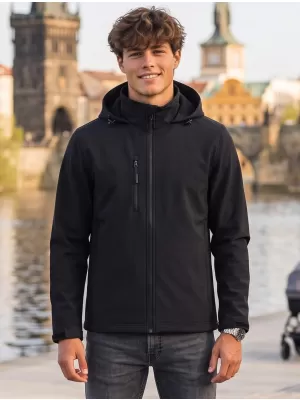 Jachetă softshell pentru bărbați ALTISPORT NoPrint NP/ALM845 GRI ABANOS