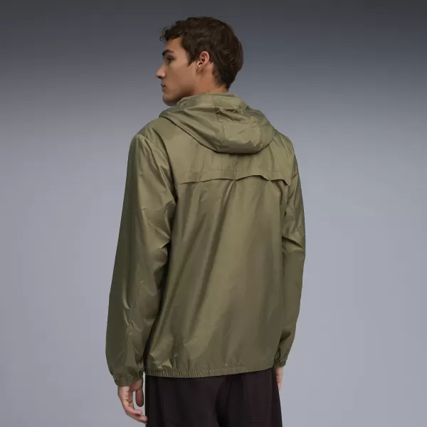  Blazer de vânt pentru bărbați PUMA ESS REGULAR WINDBREAKER 684625_81 LONDON GREEN 