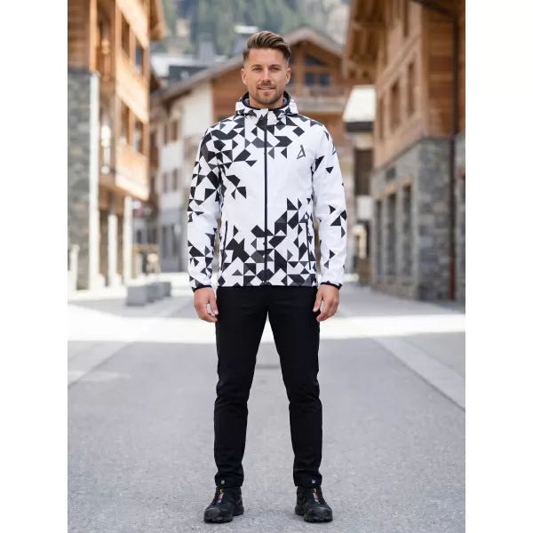  Jachetă softshell premium pentru bărbați ALTISPORT VOJ/ALM108JACK01 ALB 