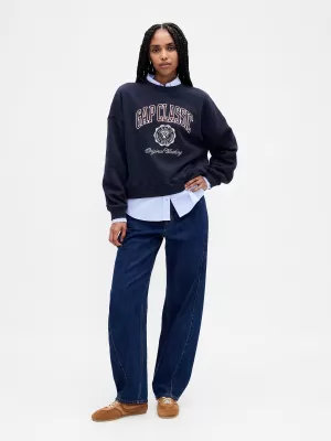 Hanorac de dama GAP LOGO SWEATSHIRT 799272-01 UNIFORMA MARINEI