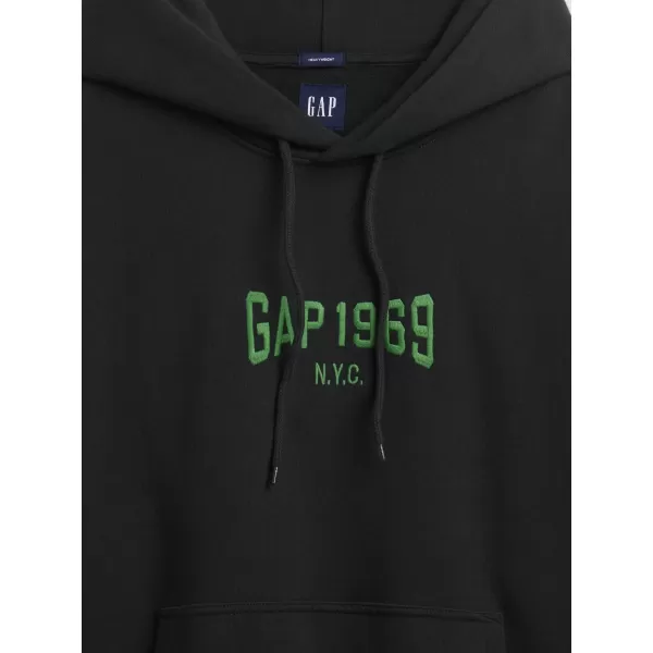  Hanorac pentru bărbați GAP LOGO PULLOVER HOODIE 821291-03 NOAPTE FĂRĂ LUNĂ 
