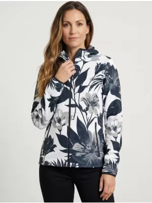 Jachetă softshell premium pentru femei ALTISPORT VOJ/ALW115JACK01 NEGRU/ALB