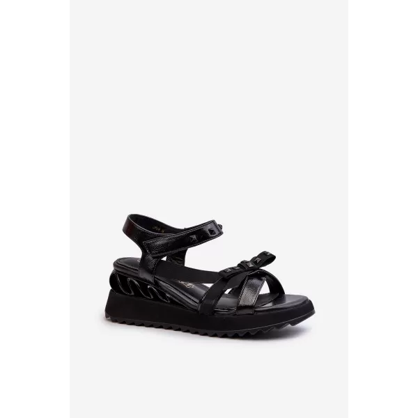  Sandale de dama D&A CR956 NEGRU 
