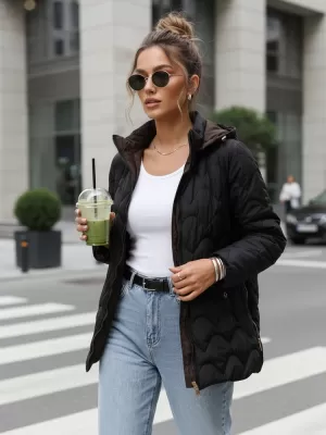 Geaca de dama DSTREET TY5625 NEGRU
