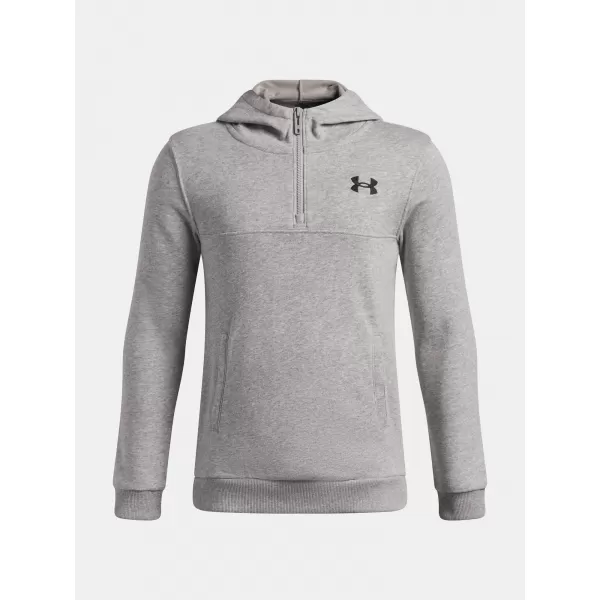  Hanorac pentru băiat UNDER ARMOUR UA RIVAL LW 1/4 ZIP HOODIE 6009316-011 GRI 