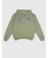 Hanorac de dama GAP LOGO PULLOVER HOODIE 800434-09 VERDE MESCULEN