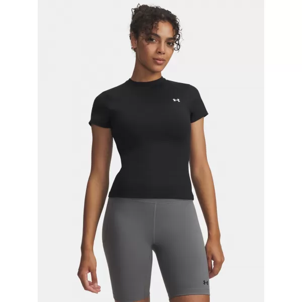  Tricou pentru femei UNDER ARMOUR MOTION FITTED SS EMEA 6012291-001 NEGRU 