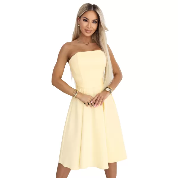  Rochie NUMOCO 641-3 GALBEN PASTEL 
