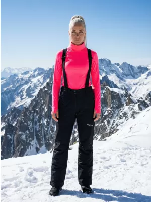 Pantaloni de schi pentru femei ALTISPORT KROTA NEGRU