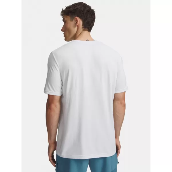  Tricou pentru bărbați UNDER ARMOUR UA VANISH ELITE SEAMLESS SS 6010591-100 ALB 