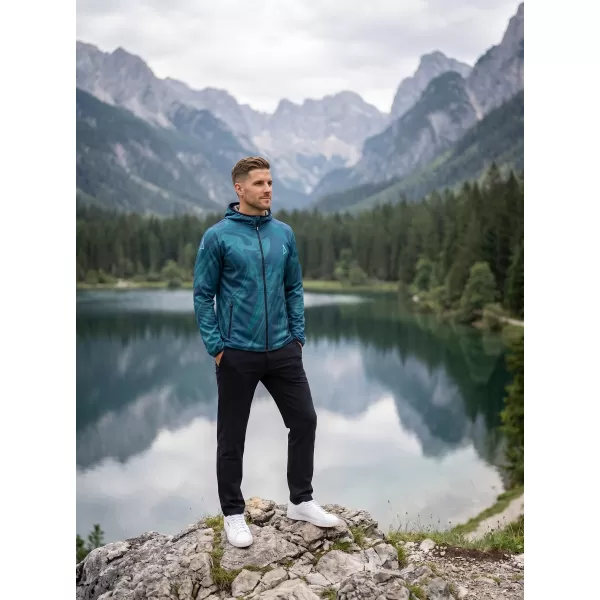  Jachetă softshell premium pentru bărbați ALTISPORT VOJ/ALM072JACK01 KEROSENUL 