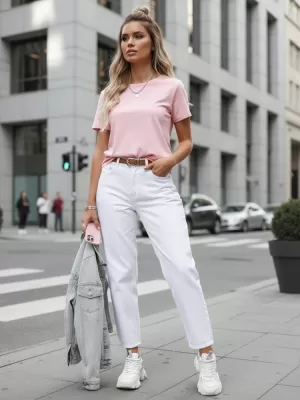 Pantaloni de dama DSTREET UY2884 ALB