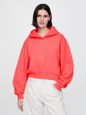 Hanorac de dama GAP LOGO PULLOVER HOODIE 746918-03 CORAL PROASPĂT