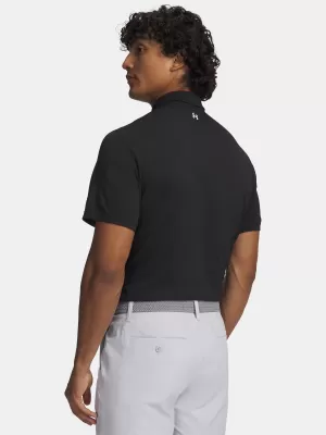 Tricou pentru bărbați UNDER ARMOUR T2G PIQUE POLO 6012303-001 NEGRU