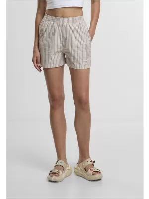 Pantaloni scurți de damă URBAN CLASSICS TB6845 NOR/ALB