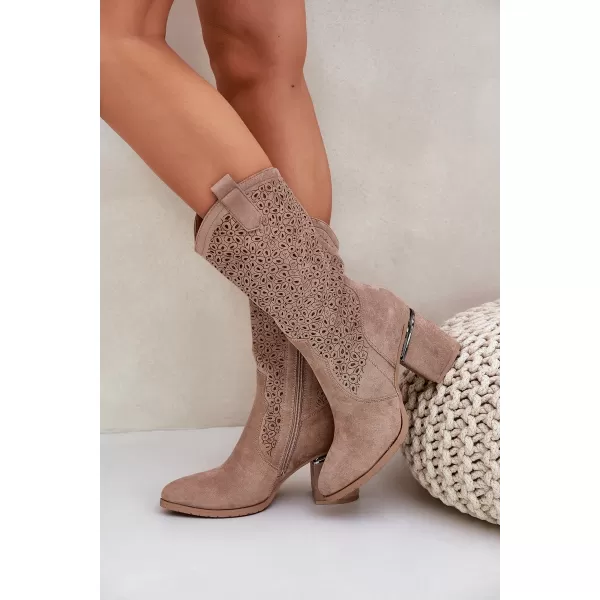  Cizme de dama S.BARSKI HY51-238 BEJ 
