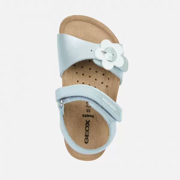  Sandale pentru fete GEOX CHALKI B552RD000NFC4070 TURCOAZ 