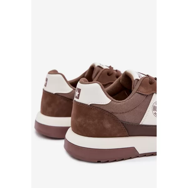  Adidași bărbați BIG STAR TT174353 MARO/BEJ Pantofi Big Star 