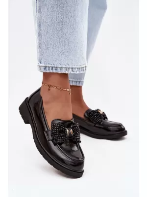Mocasini de dama D&A HY52-319A NEGRU