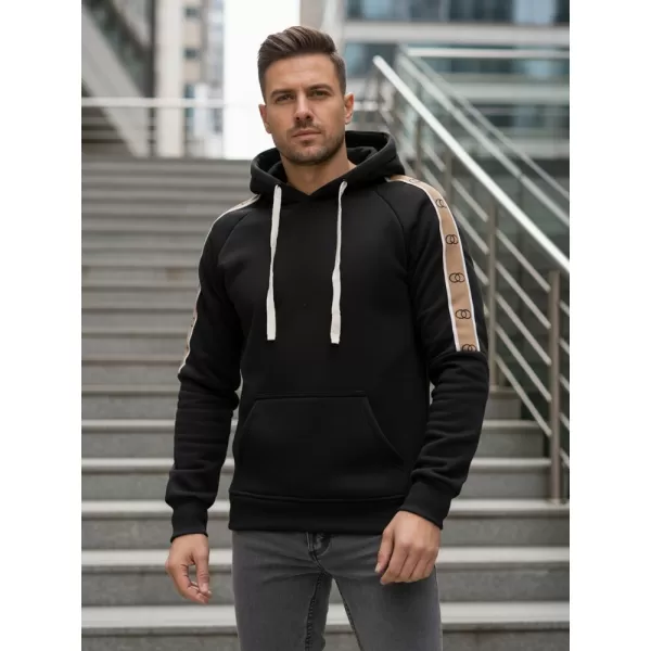  Hanorac pentru bărbați DSTREET BX5941 NEGRU 