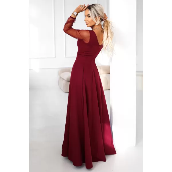  Rochie NUMOCO 640-1 BURGUNDIA 