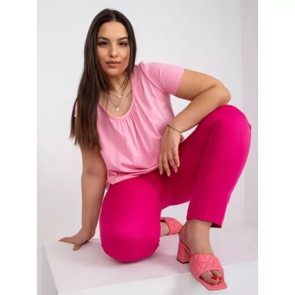  Tricou de damă BASIC FEEL GOOD RV-TS-6320.85P ROZ 