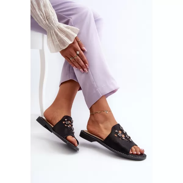  Sandale de dama S.BARSKI KV27-063 NEGRU 
