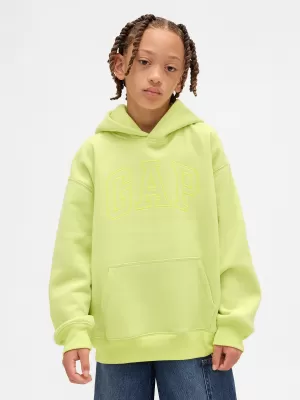 Hanorac pentru copii GAP RELAXED HOODIE PULLOVER 846224-02 LĂMÂIE