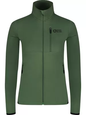 Hanorac pentru femei powerfleece NORDBLANC SEDGE NBWFL8291 VERDE