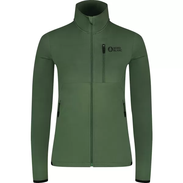 Hanorac pentru femei powerfleece NORDBLANC SEDGE NBWFL8291 VERDE 