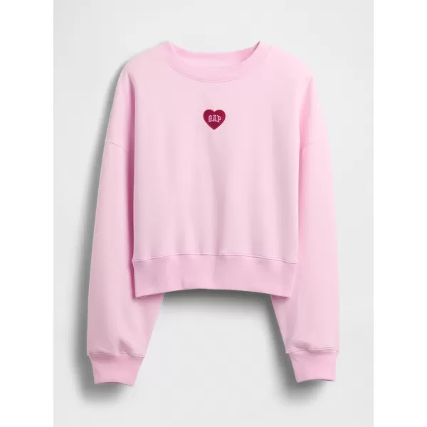  Hanorac de dama GAP CREW CROP SWEATSHIRT 852831-02 ROZ PRIMULA 