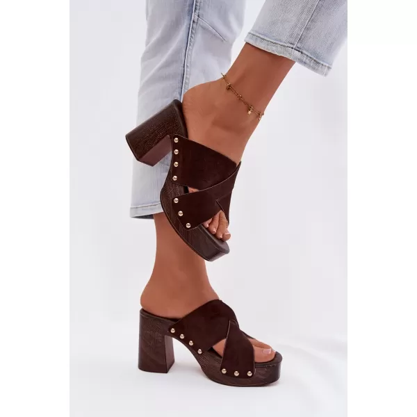  Sandale de dama BOTO NERELLE 41517 CAFEA 