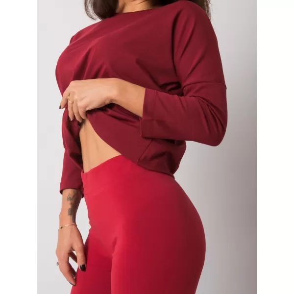  Bluza de dama BASIC FEEL GOOD RV-BZ-4691.43P BURGUNDIA 