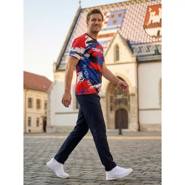  Tricou premium pentru bărbați ALTISPORT VOJ/ALM036HR/TR01 DUNGI 