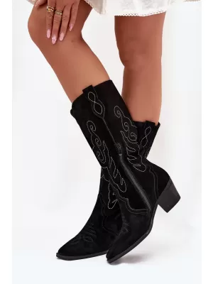 Pantofi de dama ZAZOO KARIRA NEGRU