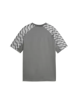 Tricou pentru copii PUMA TEAMLIGA26 JERSEY JR 659723_13 FLAT MEDIUM GRAY/ PLAT MEDIU GRI/PUMA ALB