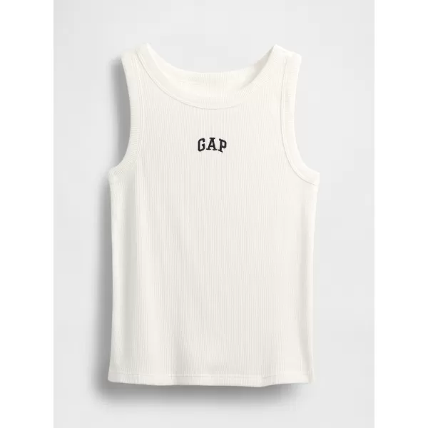  Maiou pentru copii GAP LOGO TANK 771346-02 NOU ALB 