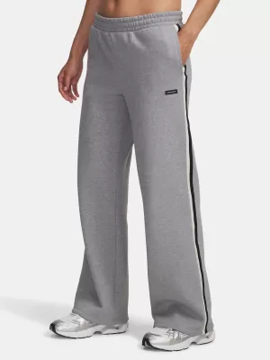 Pantaloni sport de damă UNDER ARMOUR ICON HWT FLC PUDDLE PANT 6004851-011 GRI