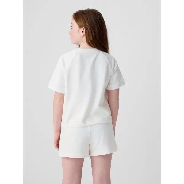  Tricou pentru copii GAP RAGLAN PULLOVER 427789-03 NOU ALB 