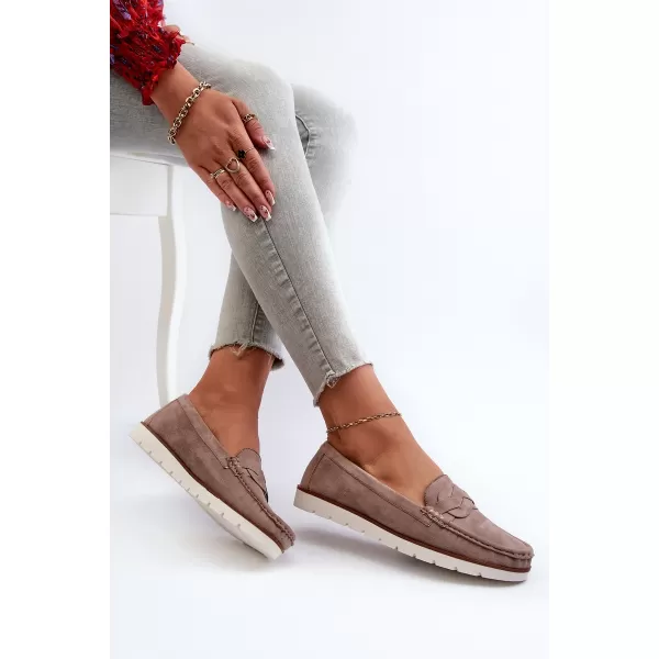  Mocasini de dama EVENTO NESTALIA TAUPE 