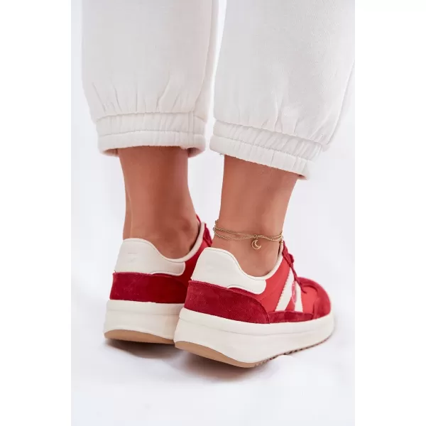  Adidasi de dama BIG STAR TT274158 RED Pantofi Big Star 