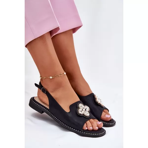  Sandale de dama S.BARSKI KV51-080 NEGRU 