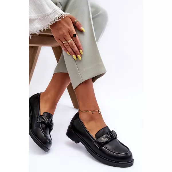 Mocasini de dama S.BARSKI HY335 NEGRU 