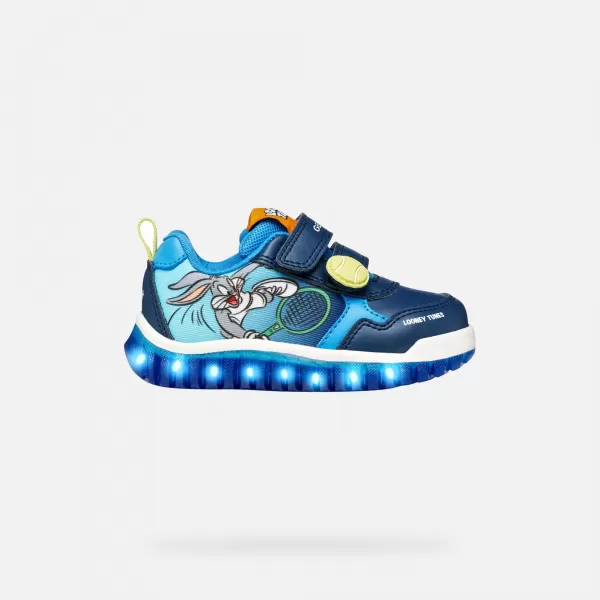  Adidași pentru băieți GEOX LIGHTYLOO B655ZB05411CB44D ALBASTRU 