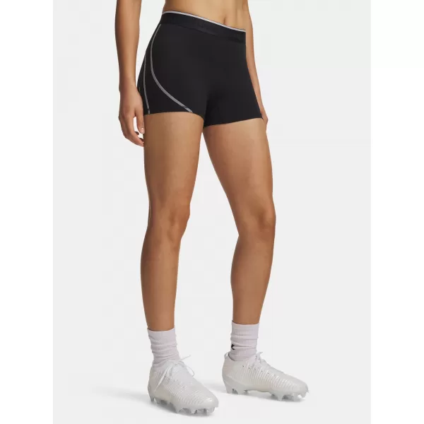 Pantaloni scurți de damă UNDER ARMOUR HEATGEAR ELITE SHORTY 6015371-008 NEGRU 