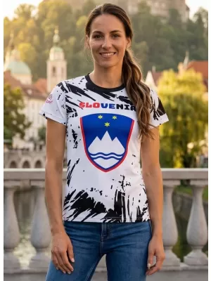 Tricou premium pentru femei ALTISPORT VOJ/ALW036SI/TR01 ABSTRACTIZARE